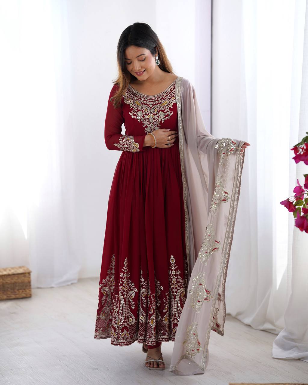 Heavy Designer Party Wear Look