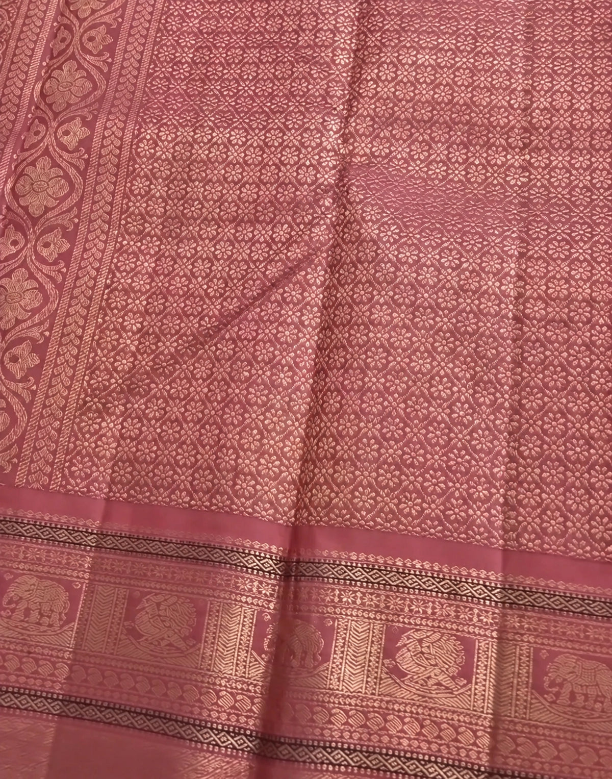 Aruvini Korvai Silk Saree