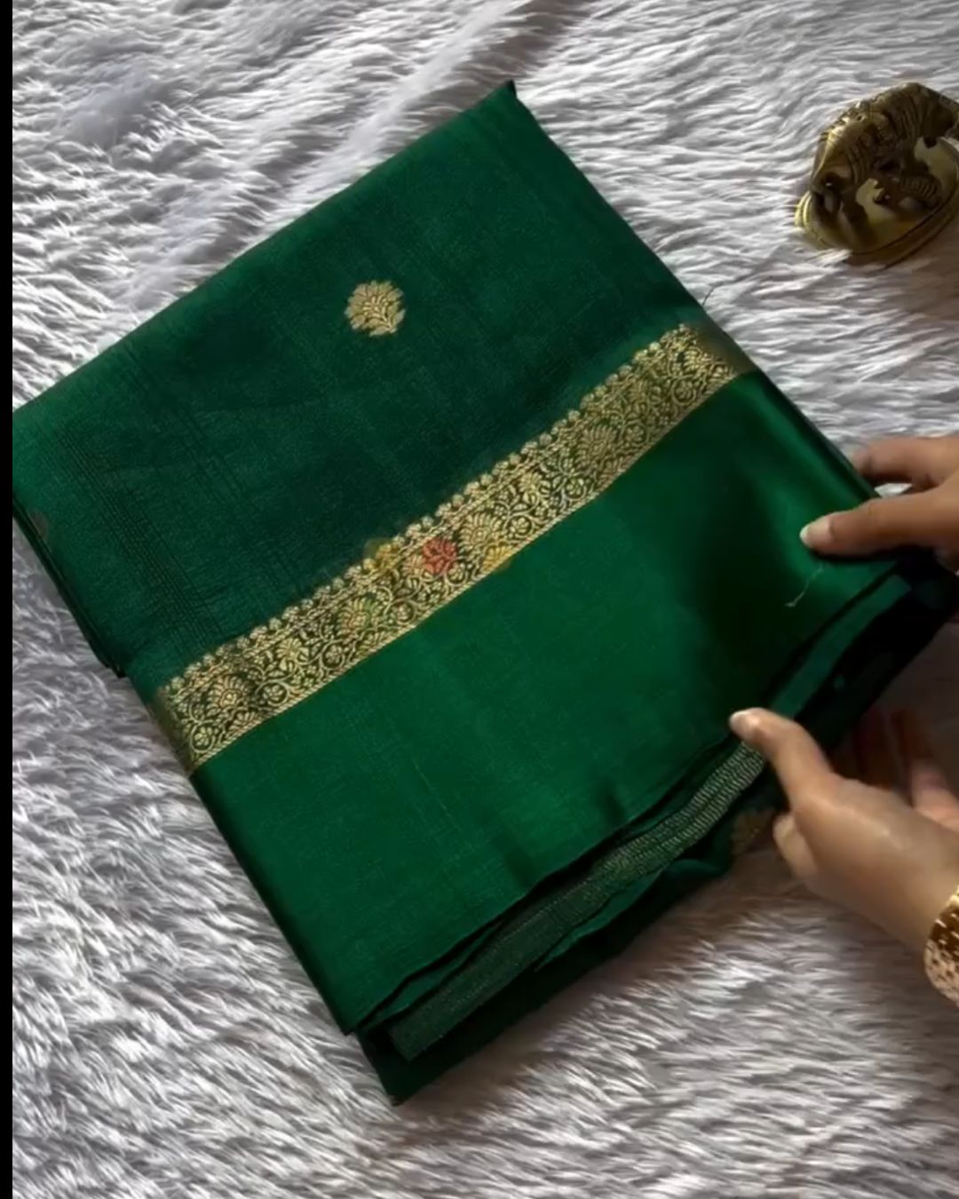 Emerald Silk Saree