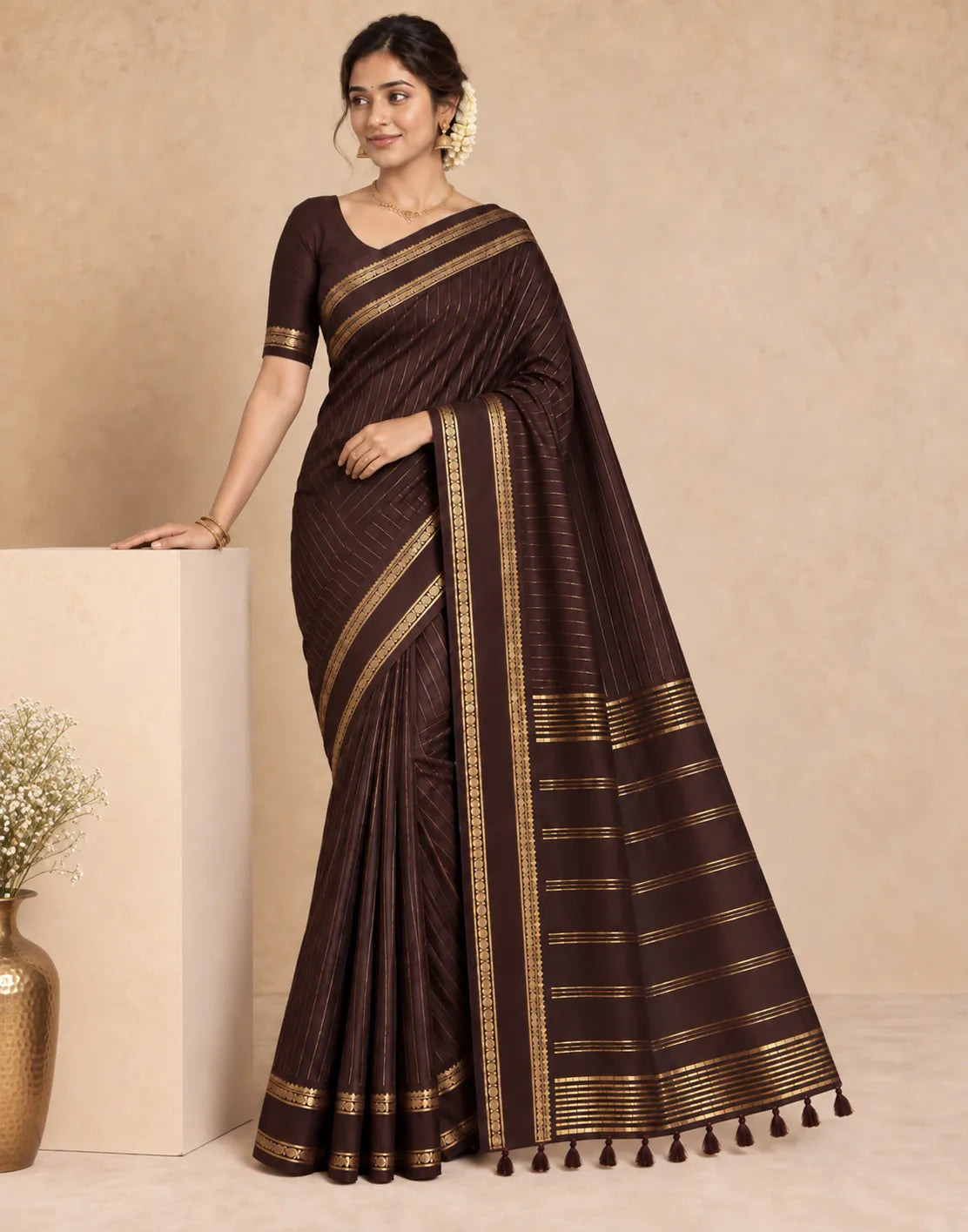 Expresso Kanjivaram Silk Saree