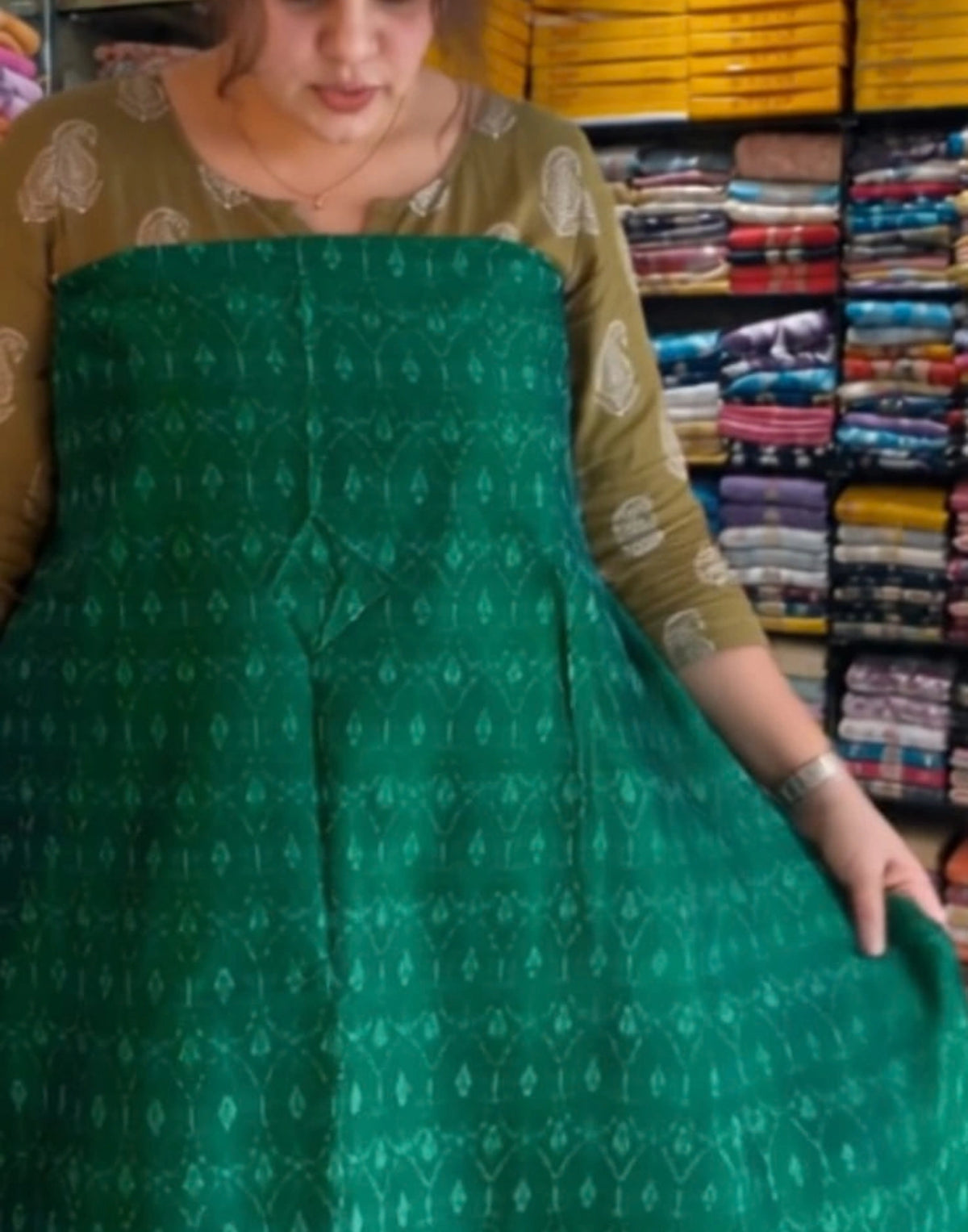 Harini Ikkat Silk Suit Set