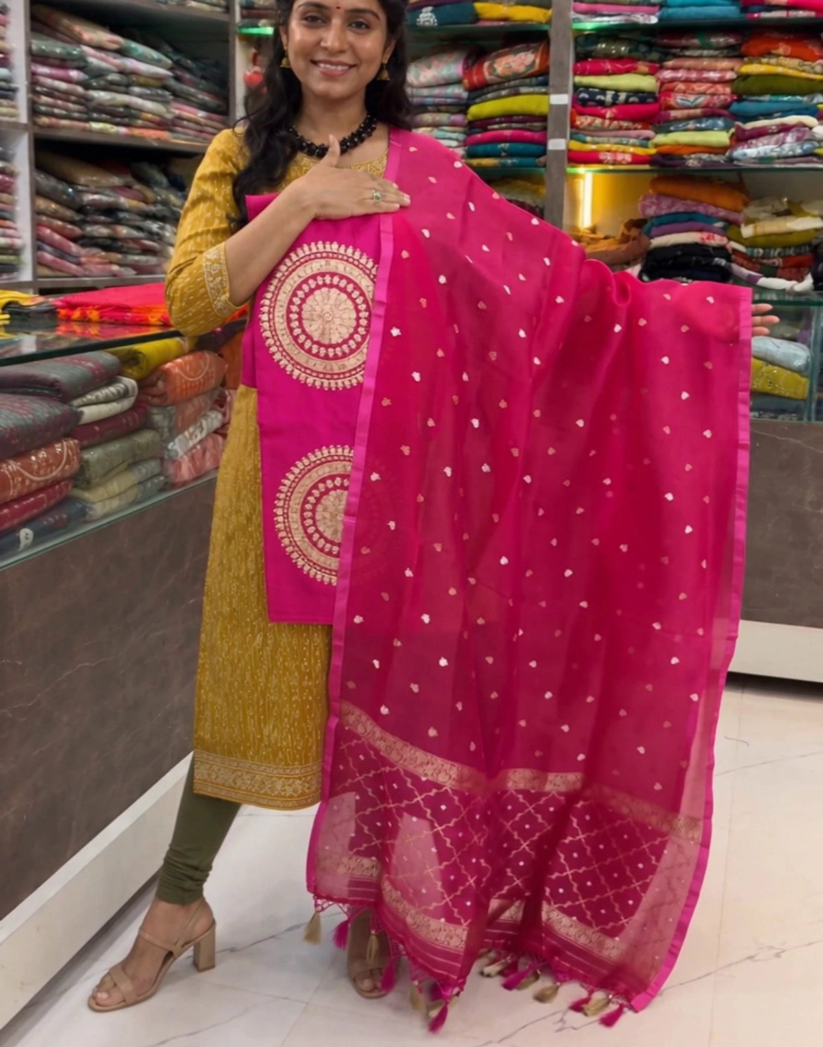 Ishani Banarasi Silk Suit Set