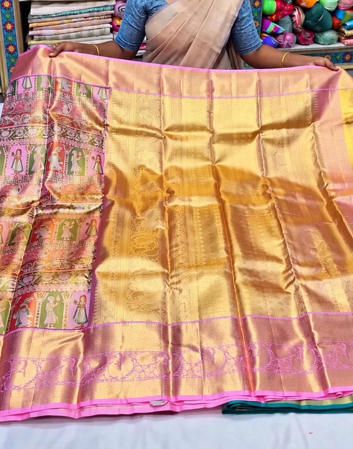 Kovira Kanjipuram Silk Saree