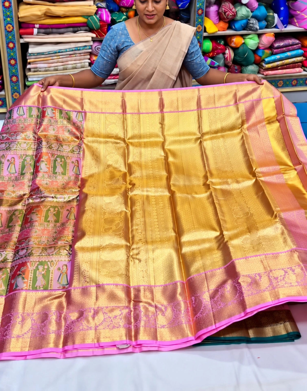 Kovira Kanjipuram Silk Saree