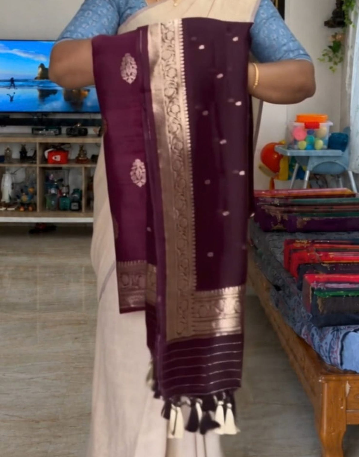 Madhura Weave Zari Suit Set