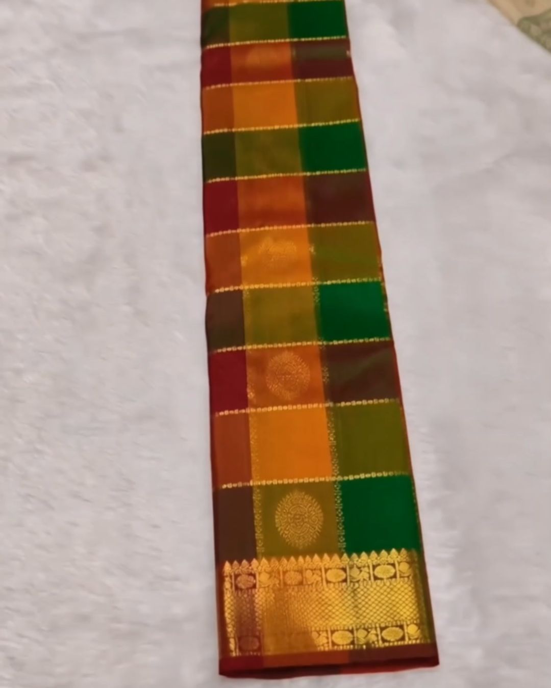 Madras Chex Silk Saree