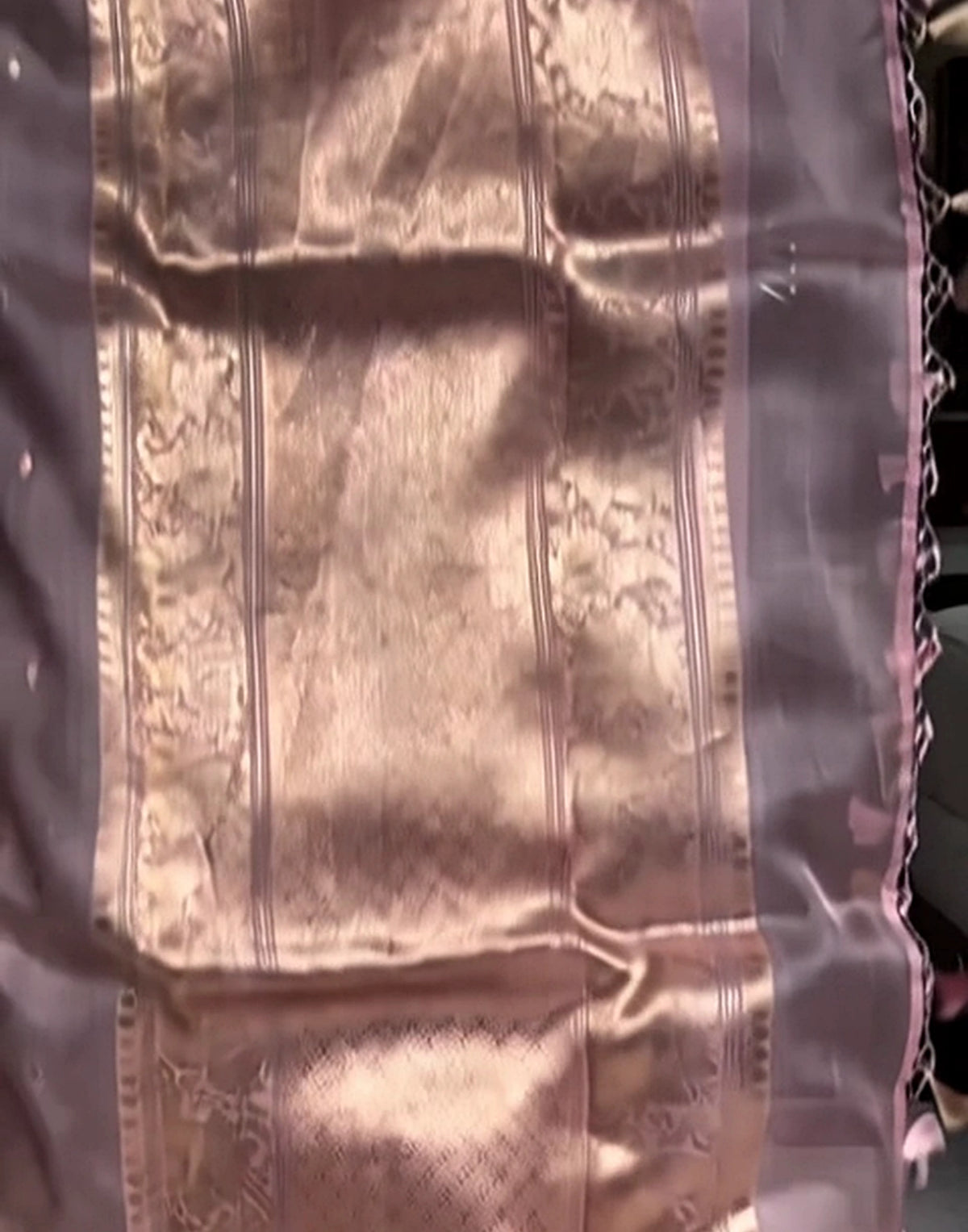 Mullai Pink Silk Saree