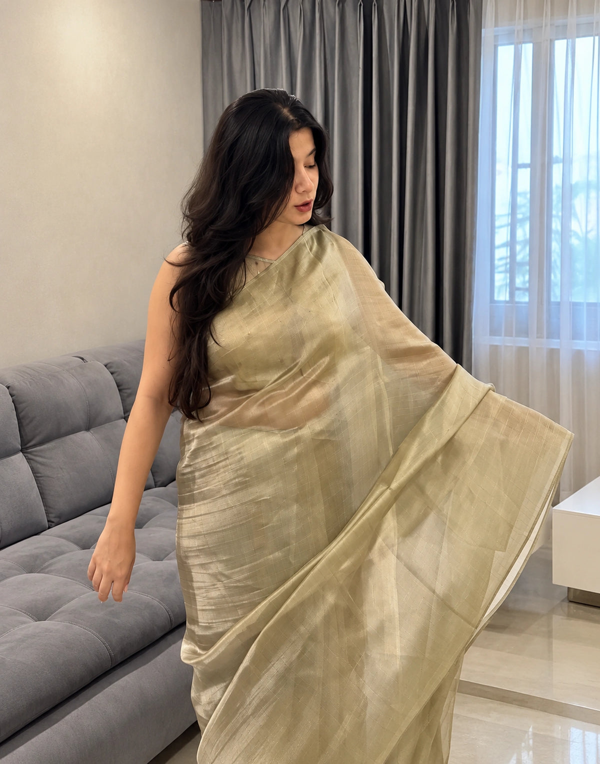 Nila Pani Tissue Silk Saree