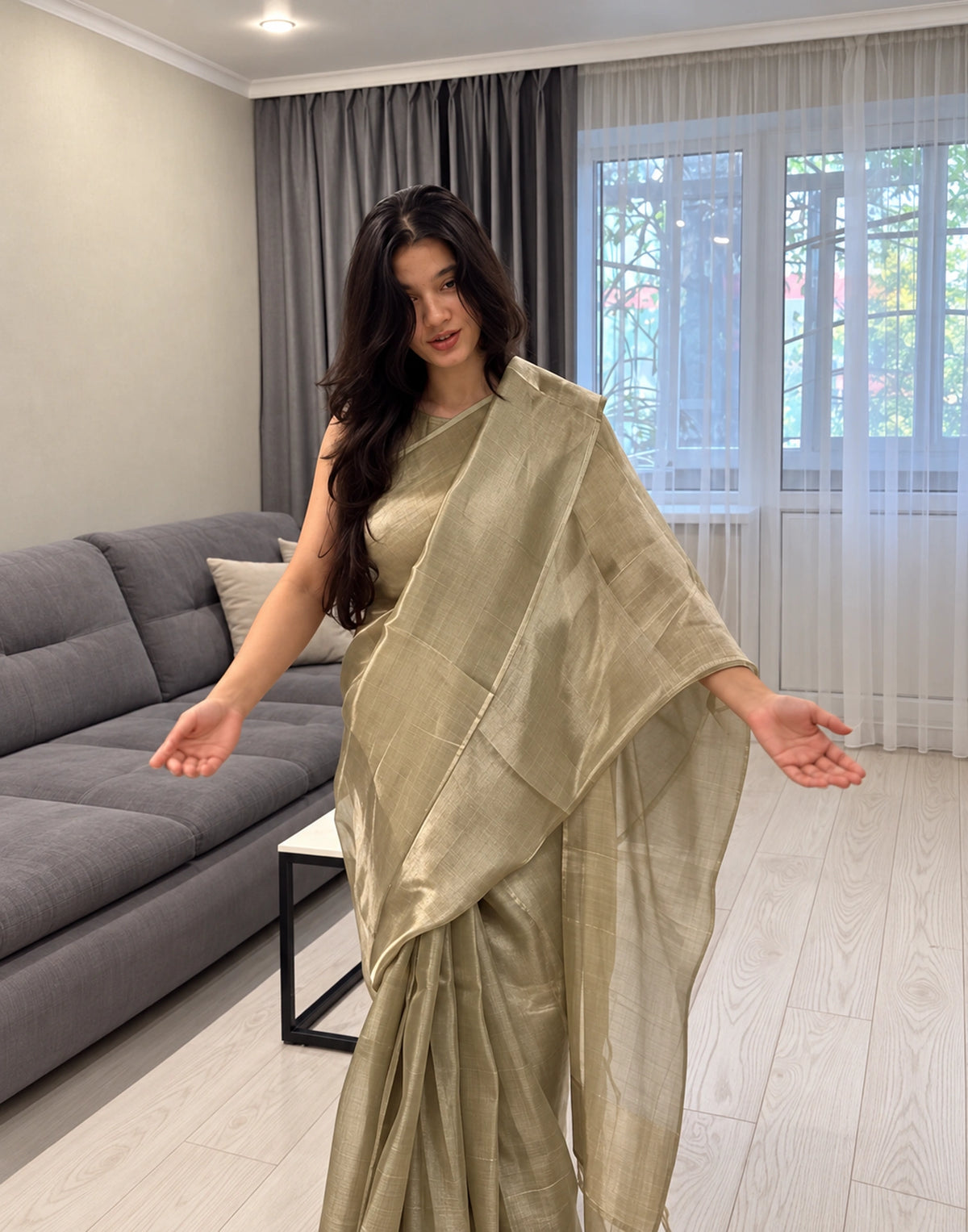 Nila Pani Tissue Silk Saree