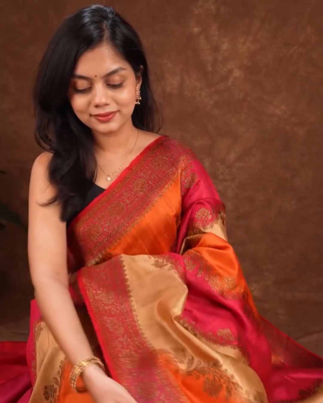 Trisha Banarsi Silk Saree