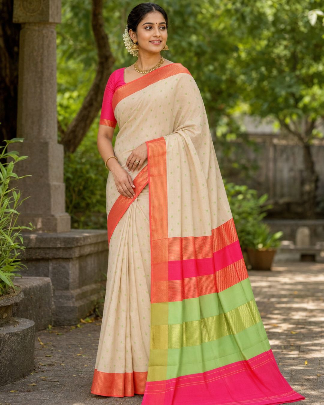 Urban Grace Cotton Silk Saree
