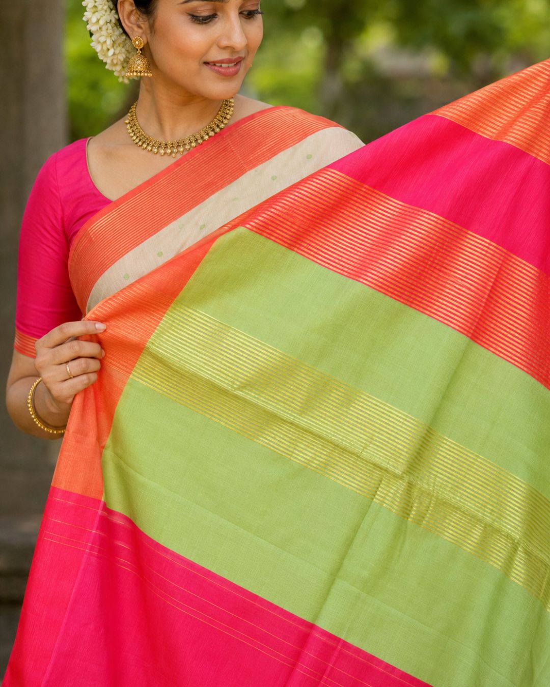 Urban Grace Cotton Silk Saree