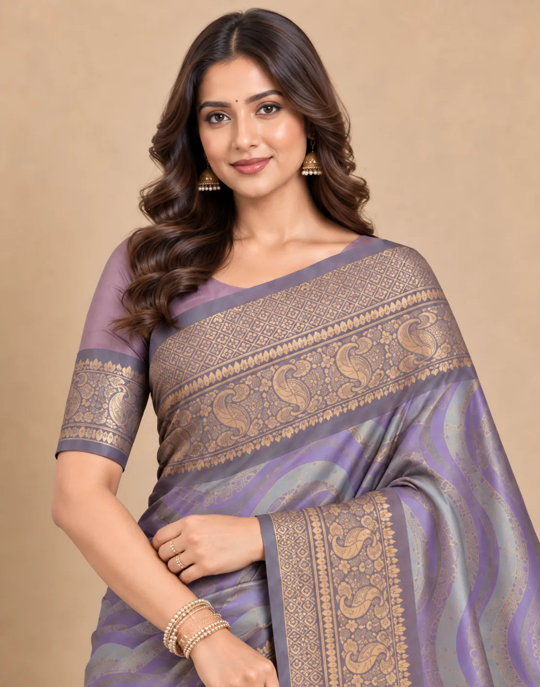 Weavy Kanjivaram Silk Saree