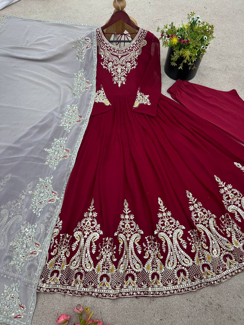 Heavy Designer Party Wear Look