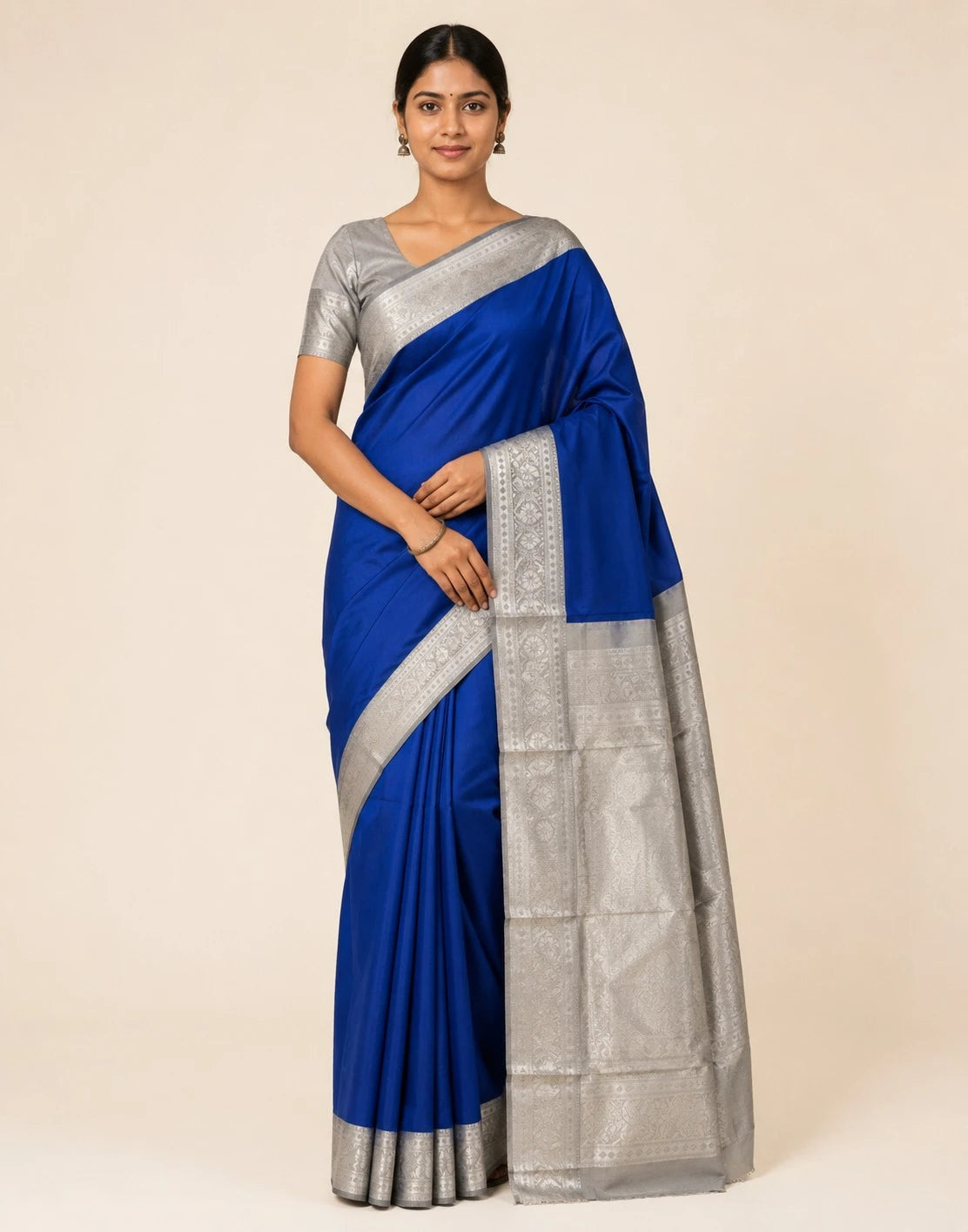 Neelambari Kanjivaram Silk Saree