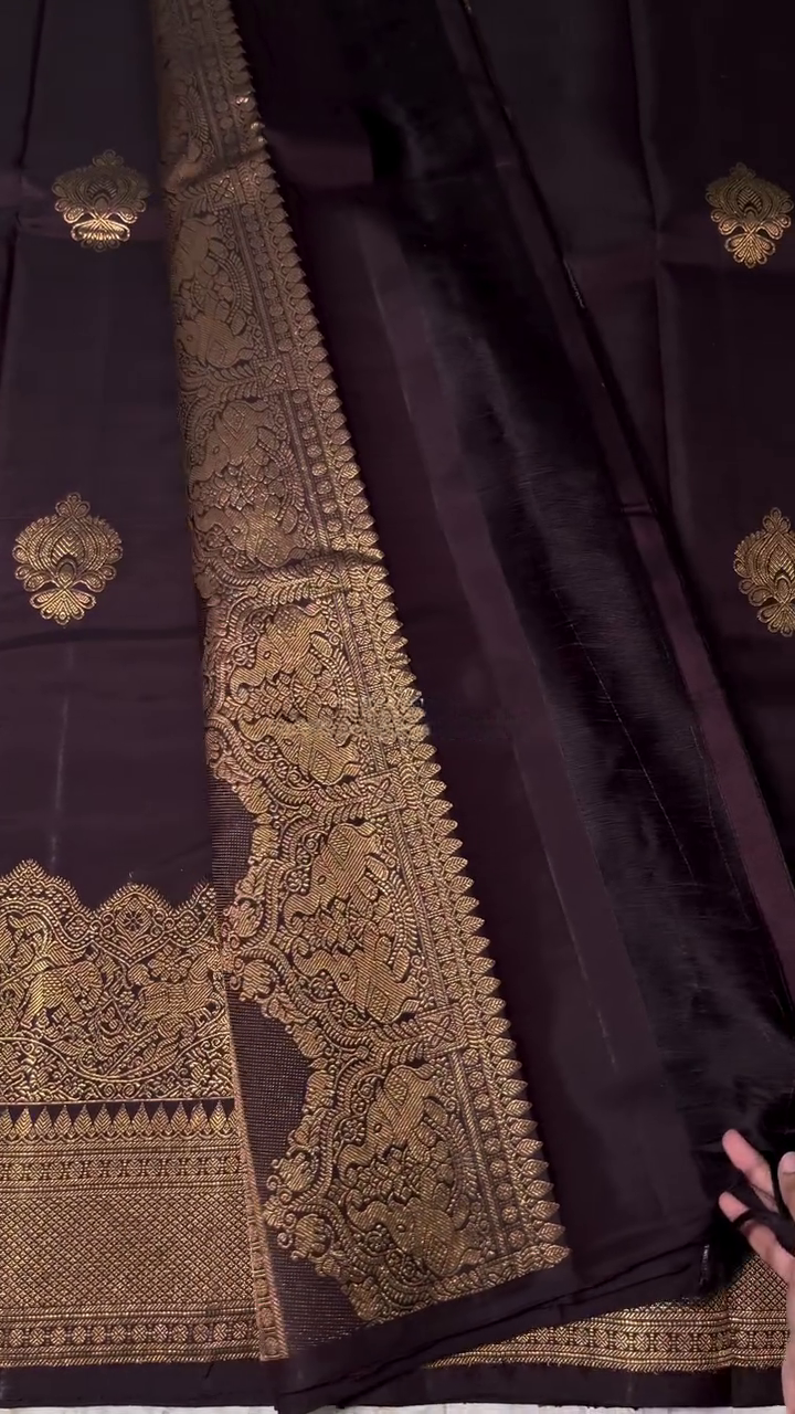 Deep Wine Kanchipuram Silk